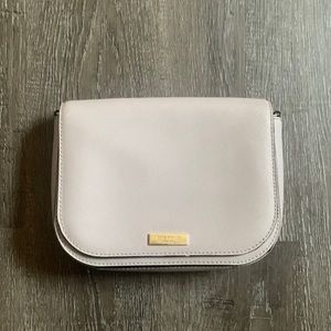 Kate Spade Grey Pink (Plain Orchid) Crossbody bag